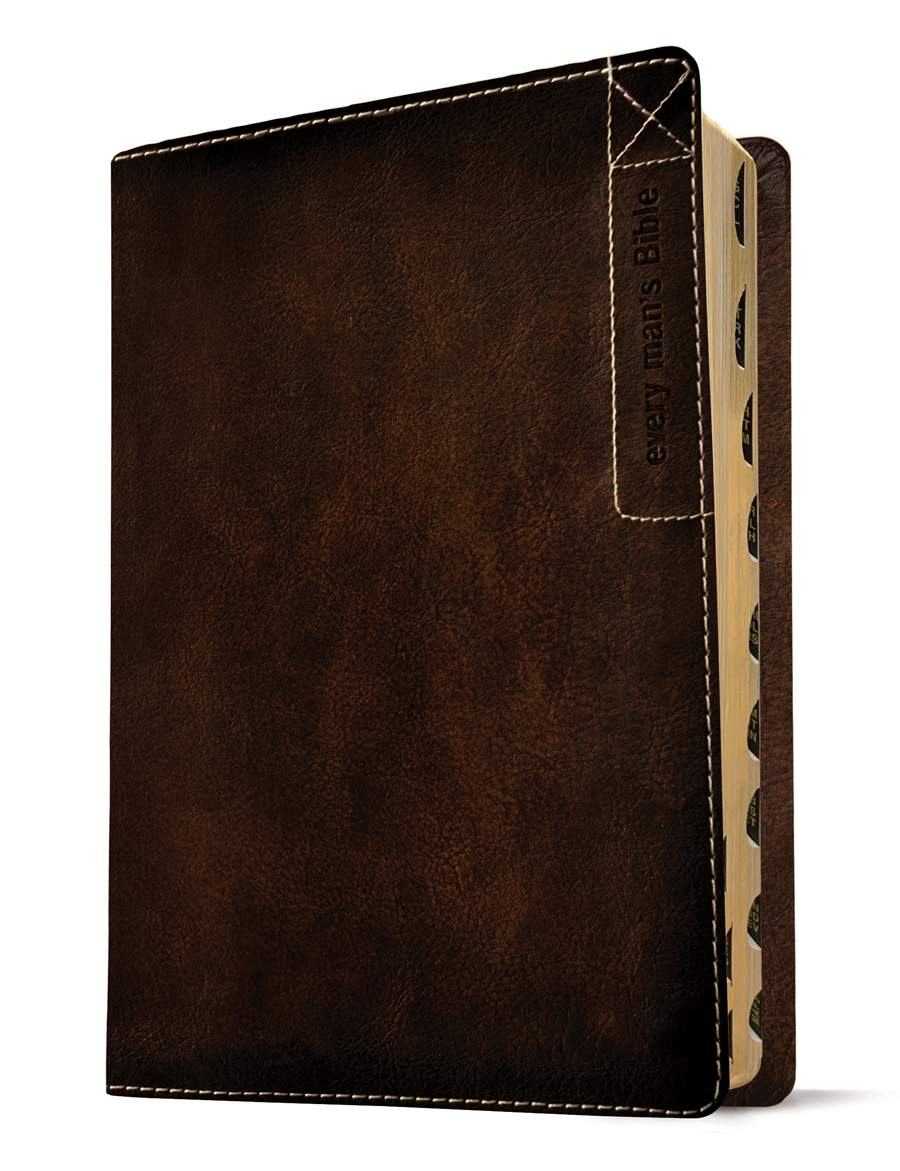 NLT Every Man's Bible Explorer Edition, Leatherlike Large Print