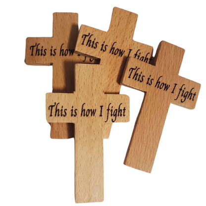 Handcrafted Wooden Hand Cross