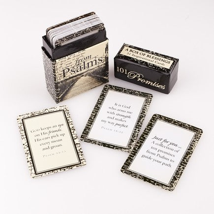 101 Promises from Psalms, Inspirational Box of Blessings Cards